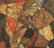 Egon Schiele Agony (mk12) oil